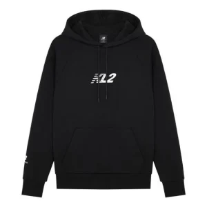 New Balance Men's New Balance Embroidered Logo Sports Pullover Black MT13580-BK