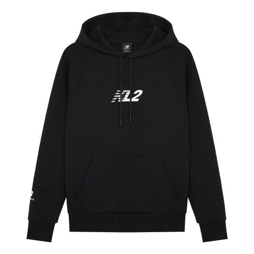 New Balance Men's New Balance Embroidered Logo Sports Pullover Black MT13580-BK