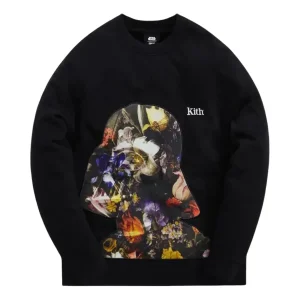 KITH x STAR WARS Floral Vader Crewneck 'Black' KHM030217-001