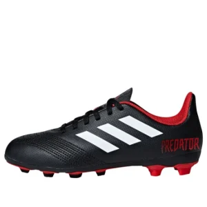 (GS) adidas Predator 18.4 MG 'Black Red' DB2323
