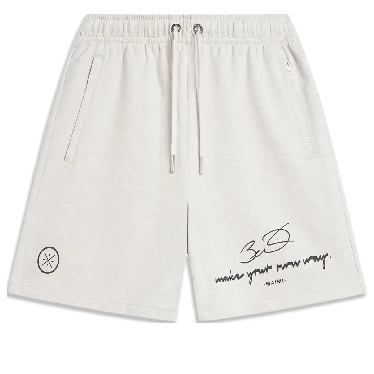 Li-Ning Way Of Wade Graphic Shorts 'Beige' AKSU371-5
