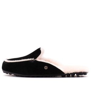 (WMNS) UGG Lane Slip-On Loafers 'Black' 1020027-BLK