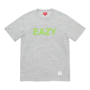 Supreme SS20 Week 1 Eazy S/S Top Alphabet Short Sleeve Unisex Gray SUP-SS20-226
