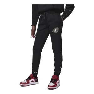(GS) Air Jordan Take Flight Snap Sweatpants 'Black' 45C809-023
