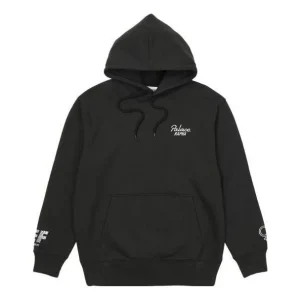 Palace X Rapha Logo Hoodie 'Black' PAL-SS22-160