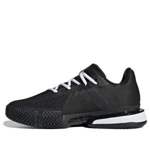 (WMNS) adidas SoleMatch Bounce 'Black White' EG1137