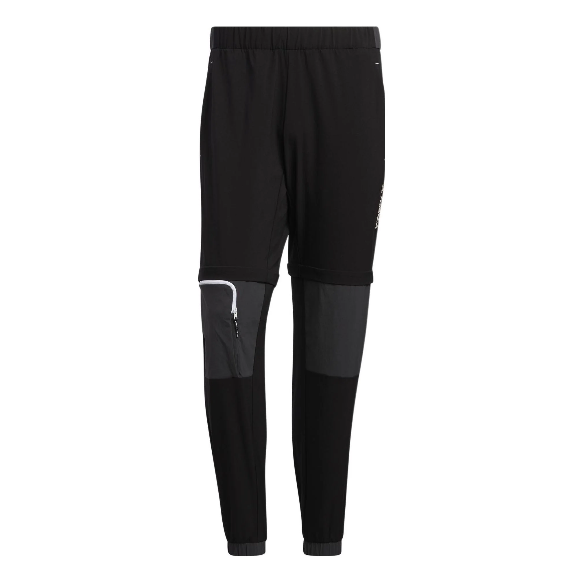 Men's adidas Voyager Detachable Pants Elastic Waistband Bundle Feet Sports Pants/Trousers/Joggers Black HE5257
