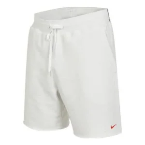 Nike Dri-FIT Fleece Gym Shorts 'White' DX0893-121