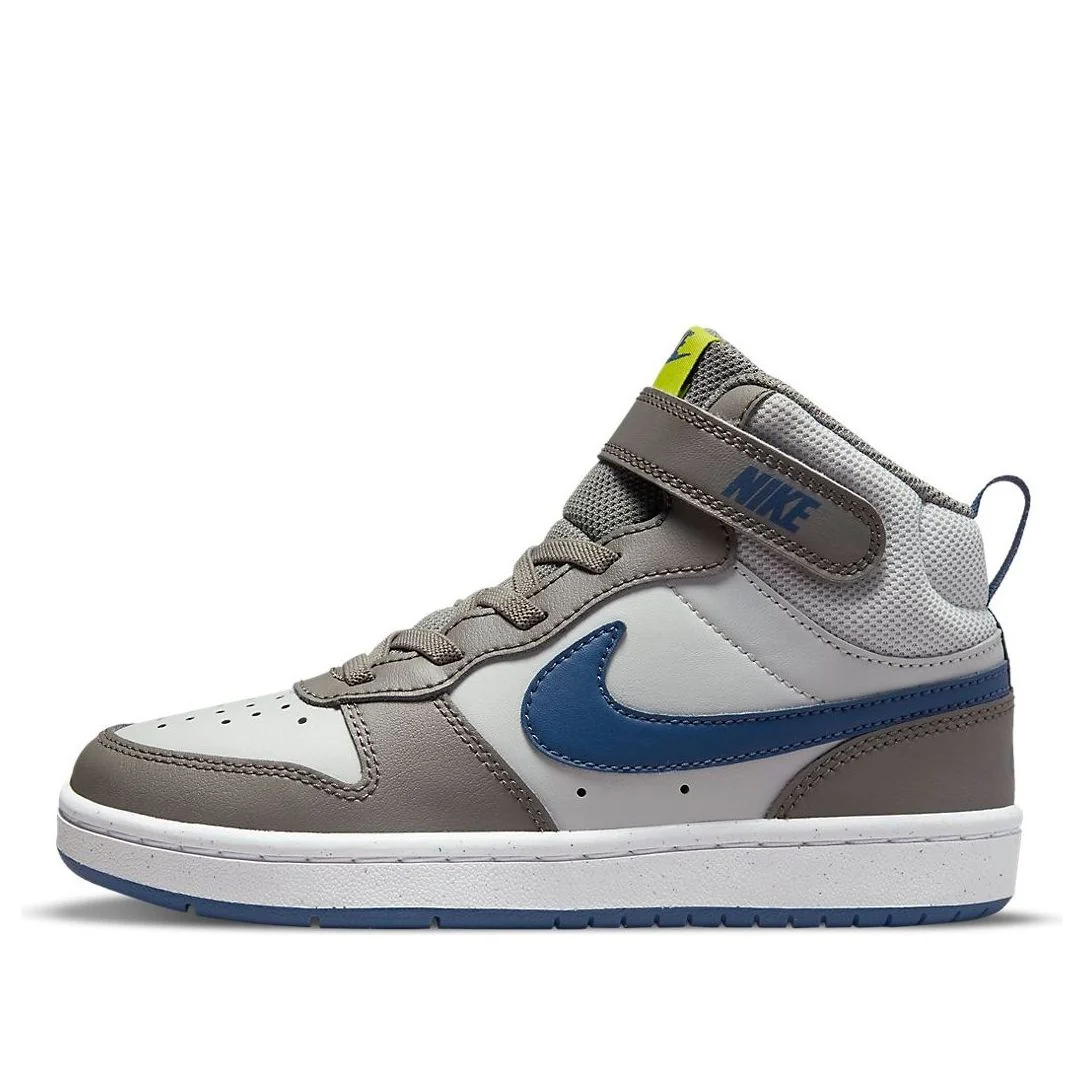 (PS) Nike Court Borough Mid 2 'Grey Fog Mystic Navy' CD7783-007