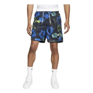 Nike Drawstring Design Basketball Double Sided Straight Shorts Men's Black DH7386-010