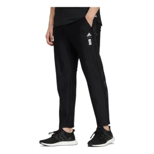 Men's adidas Martial Arts Series Logo Lacing Zipper Side Sports Pants/Trousers/Joggers Black HE5150