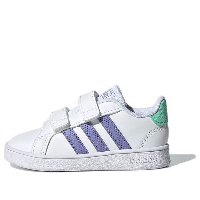 (TD) adidas Grand Court 'White Purple Mint' GX5752