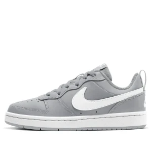 (GS) Nike Court Borough Low 2 'Gray White' BQ5448-008