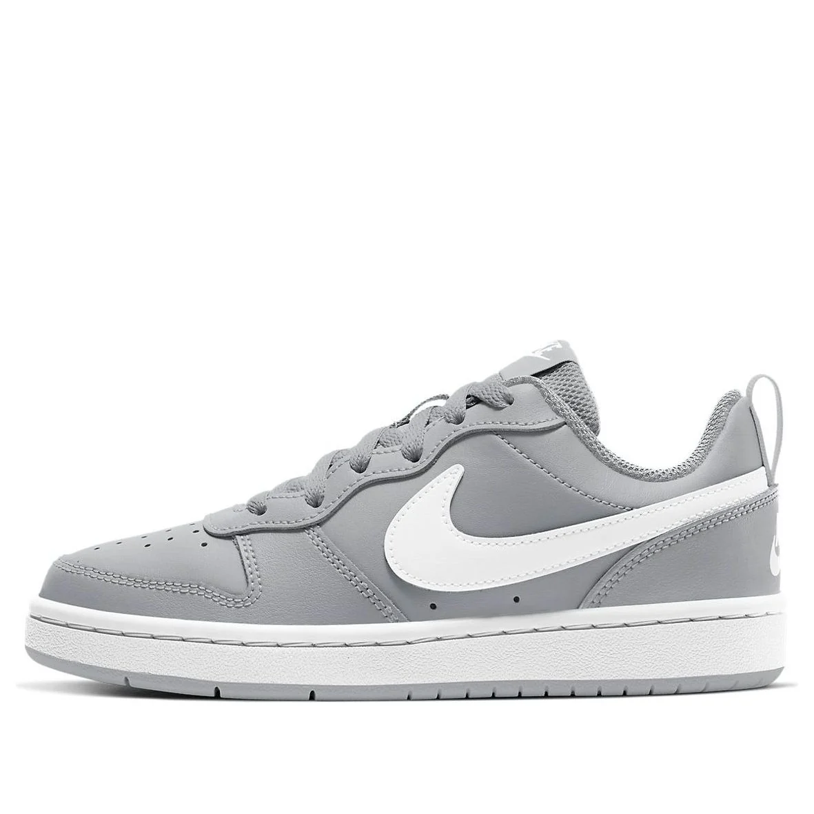 (GS) Nike Court Borough Low 2 'Gray White' BQ5448-008