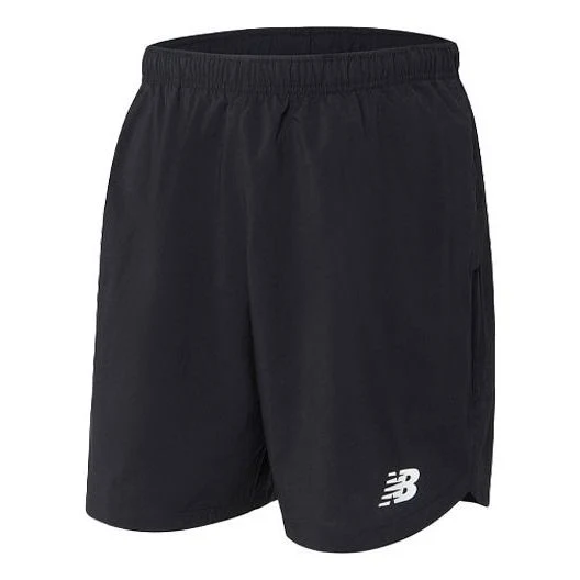 New Balance Logo Shorts Asia Sizing 'Black' AMS01226-BK