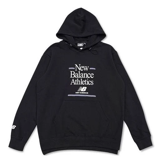 New Balance/NB 19 autumn round neck knit top pullover sweater Unisex NC933041-BK