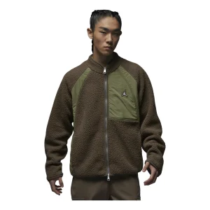 Air Jordan Long Sleeves Fleece Jacket 'Brown' FV8450-274