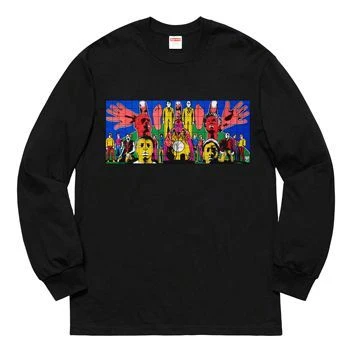 Supreme SS19 Gilbert x George DEATH AFTER LIFE L/S T-Shirt 'Black' SUP-SS19-541
