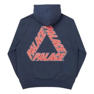 PALACE Classic Triangle Hooded Sweater Unisex BLue P19HD049