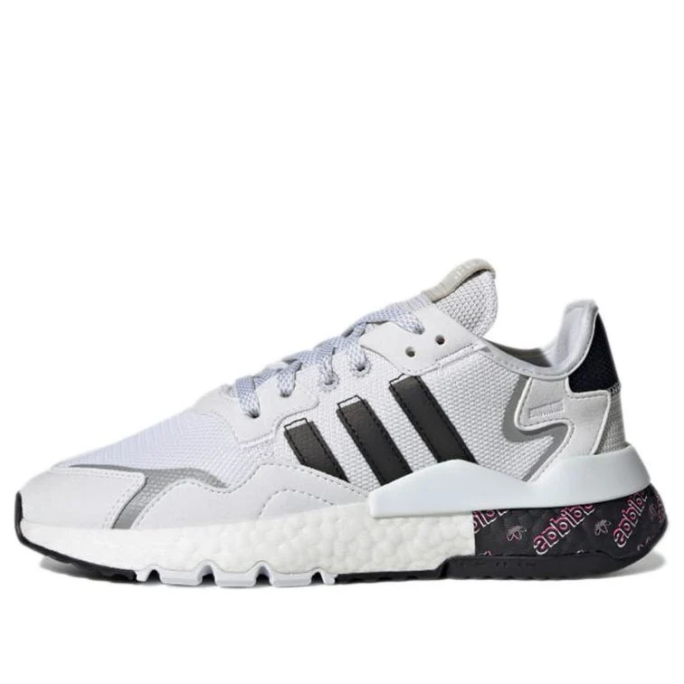 (WMNS) adidas Originals Nite Jogger 'White Black Gray' H01735