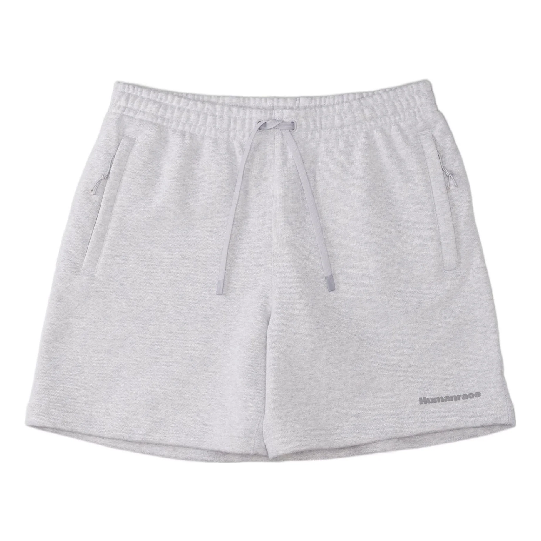 adidas x Pharrell Humanrace Small Logo Shorts 'Light Grey' HJ7062