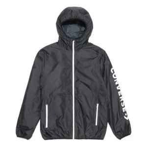 Converse Wordmark Windproof Light Jacket Asia Sizing 'Black' 10008250-A02
