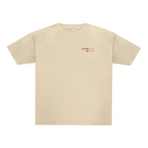 (WMNS) Converse Fruit Logo T-Shirt Asia Sizing 'Beige' 10025866-A01