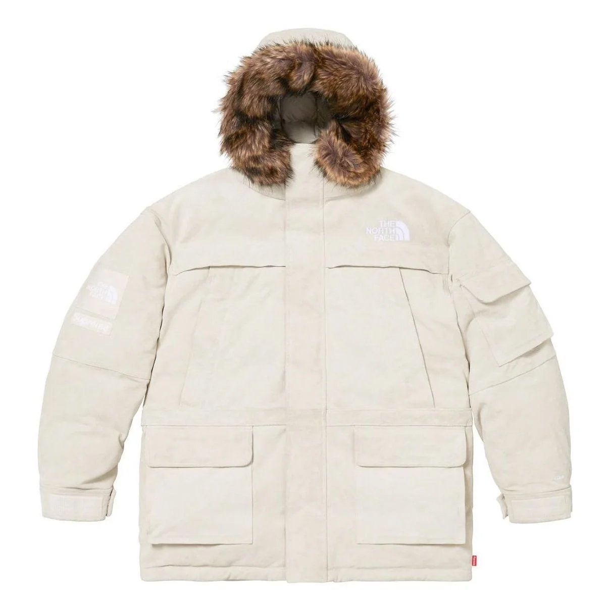Supreme x THE NORTH FACE FW23 Week15 Suede 600-Fill Down Parka Jacket 'Beige' SUP-FW23-227