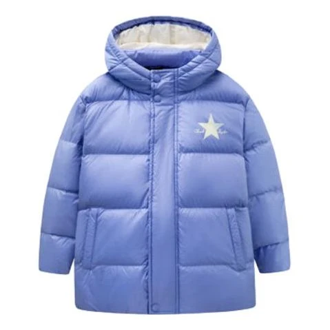(GS) Converse Logo Printed Down Jacket Asia Sizing 'Purple White' CV2342014PS-003