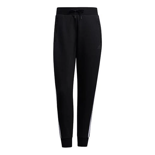 (WMNS) adidas Fi Pt Dk Side Stripe Bundle Feet Sports Pants/Trousers/Joggers Black GT6826
