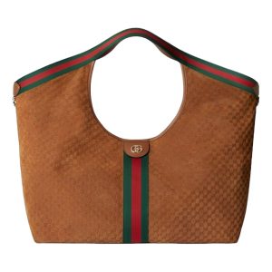 (WMNS) Gucci Giglio Large Tote Bag 'Brown' 853971-CAAB8-2147