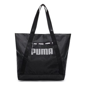 (WMNS) PUMA Core Base Large Shopper Bag 'Black White' 078729-01