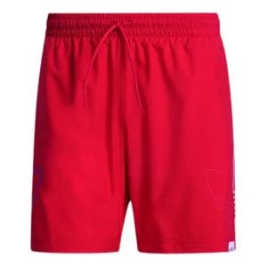 adidas originals Fto Swims Men's Summer Sports Shorts Red GN3549