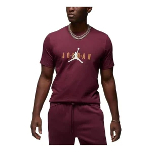 Air Jordan Air Stretch Short Sleeve T-Shirt 'Burgundy' DM1462-680