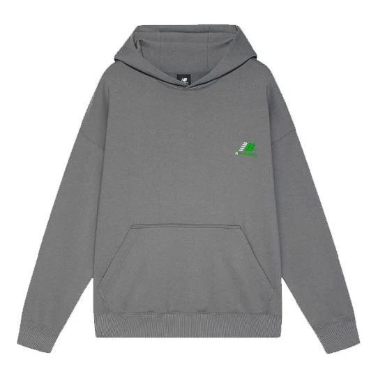New Balance x Nice Rice Logo Hoodie Asia Sizing 'Grey' AMT22385-SYA