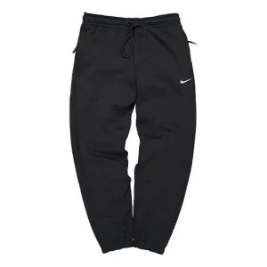 Men's Nike Embroidered Logo Fleece Casual Sports Pants/Trousers/Joggers AV8279-010