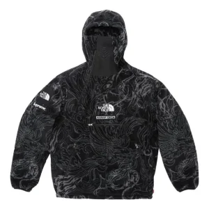 Supreme x The North Face Steep Tech Fleece Pullover 'Black White' SUP-FW22-576