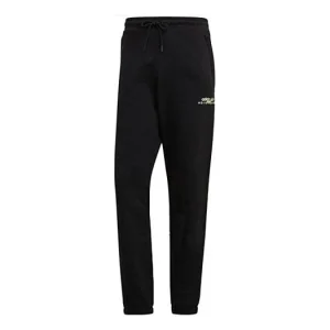 adidas originals Running Training Stay Warm Lacing Casual Sports Pants Black GN2334