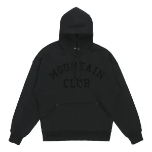 (WMNS) Converse Mountain Club Hoodie Asia Sizing 'Black' 10020808-A01