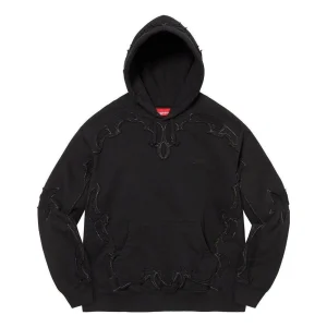 Supreme Western Cut Out Hooded Sweatshirt 'Black' SUP-SS23-217