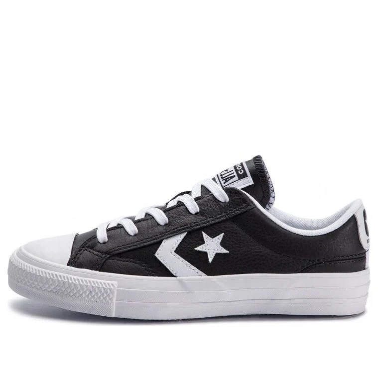 Converse Star Player Ox Black Leather Black 159780C