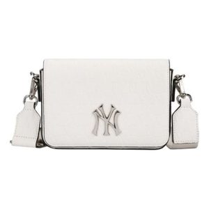MLB Retro Full Print Monogram Series NY New York Yankees Shoulder Bag 'White Ivory' 32BGPB111-50I