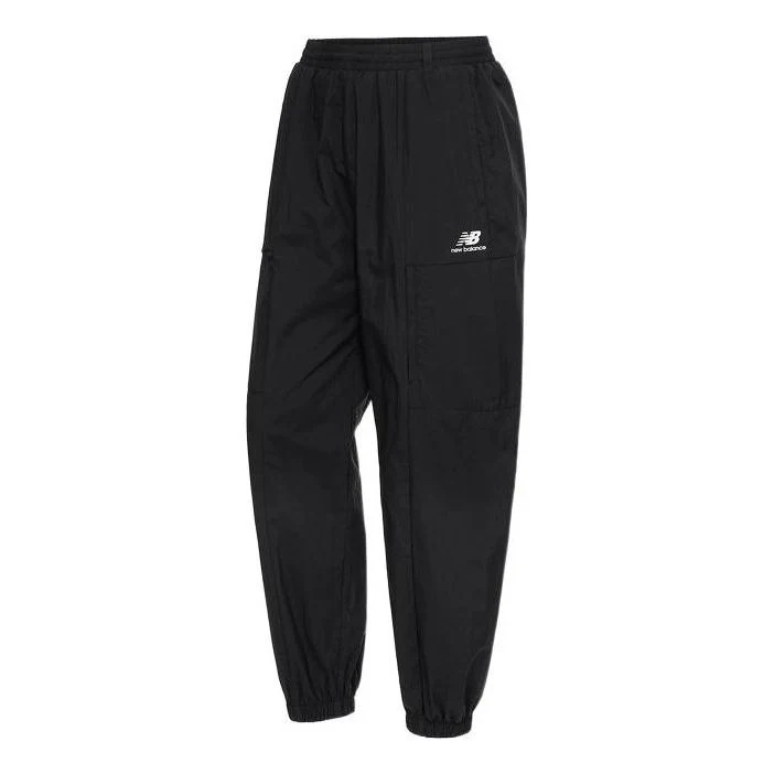 New Balance Logo Essentials Pants Asia Sizing 'Black' 5TC19023-BK
