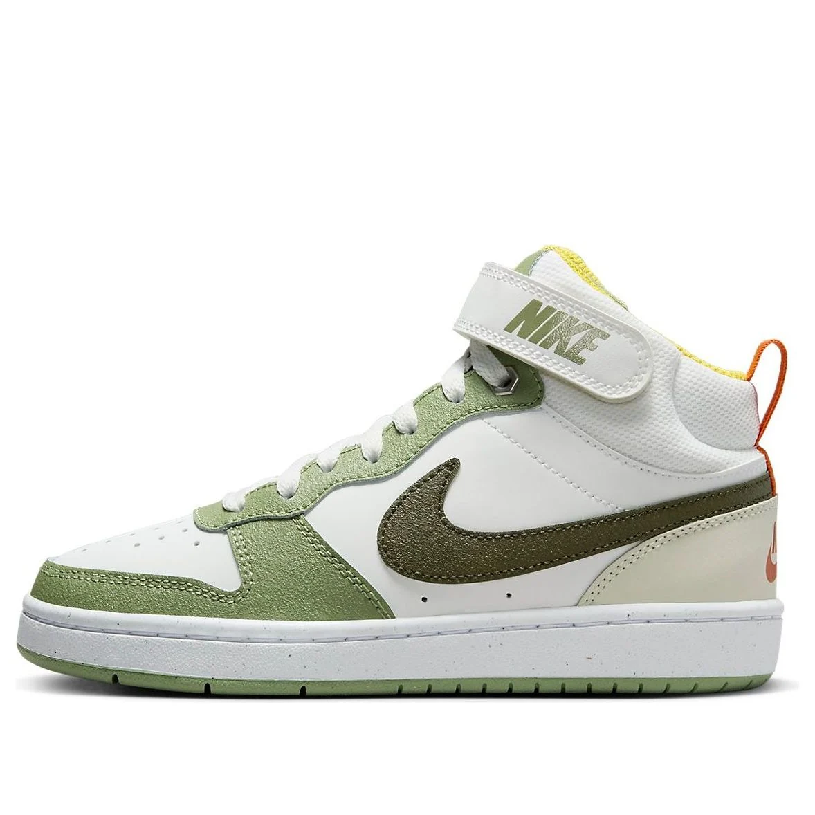 (GS) Nike Court Borough Mid 2 Shoes 'Off White Green' FV3649-171