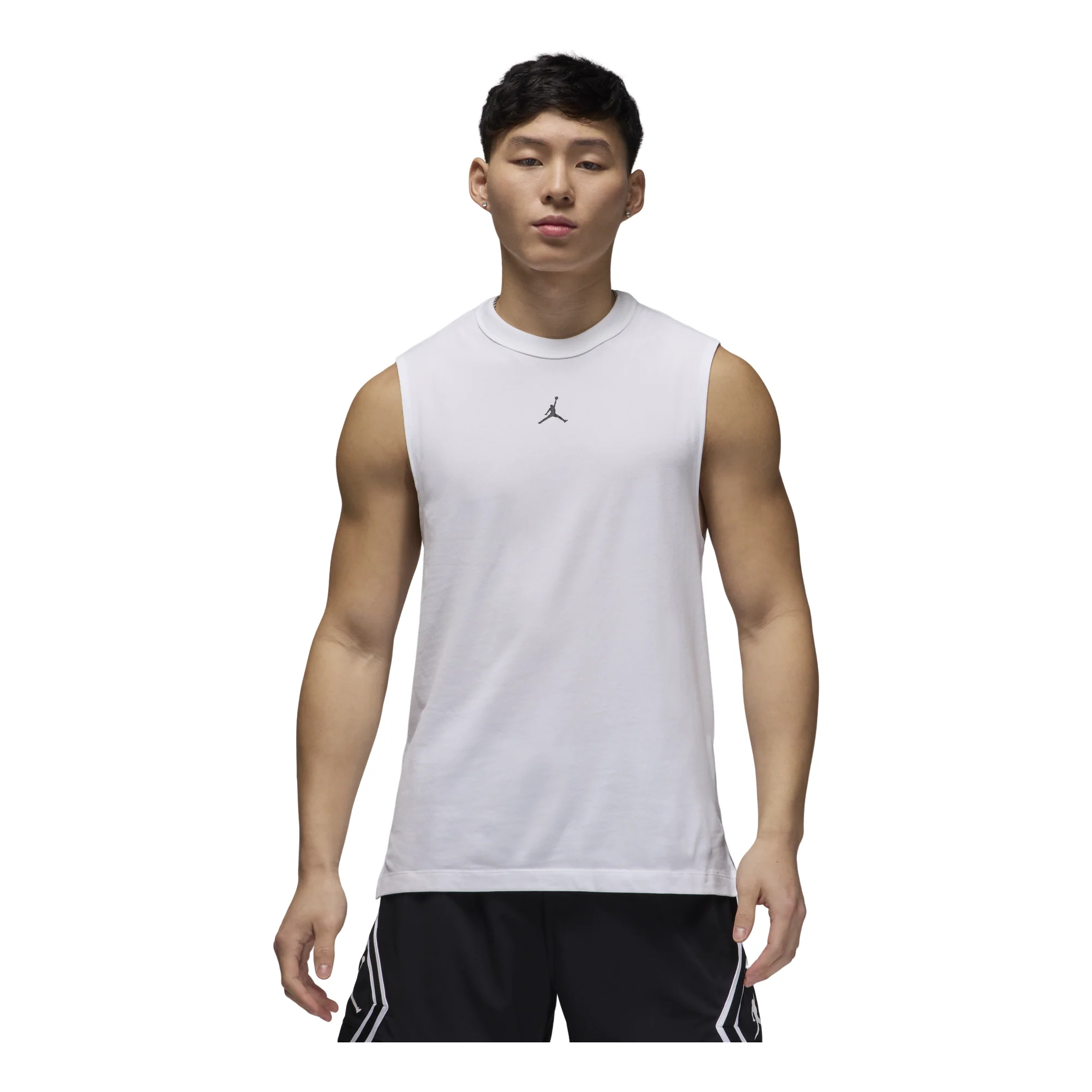 Air Jordan Sport Dri-FIT Sleeveless Top Asia Sizing 'White Black' FN5857-100