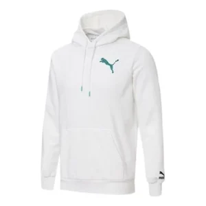 PUMA logo Printing Casual Sports Pullover White 596632-12