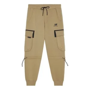 New Balance Logo Cargo Sweatpants Asia Sizing 'Khaki' AMP13397-RSI
