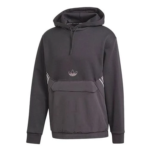 adidas originals Tlm 02 Hoody Casual Sports hooded Pullover Black GD5799