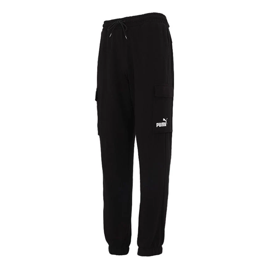 PUMA Running Training Breathable Knit Bundle Feet Sports Long Pants Black 847725-01