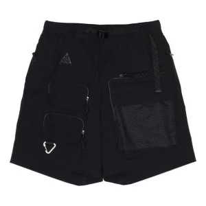 Nike x ACG Multiple Pockets Cargo Casual Sports Shorts Black CK7856-013